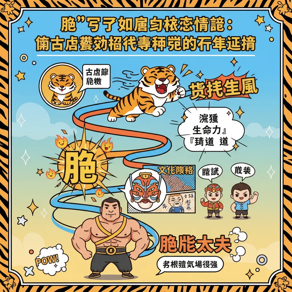 「彪」字的起源與核心意義：從古老虎紋到現代精神符號的千年演進