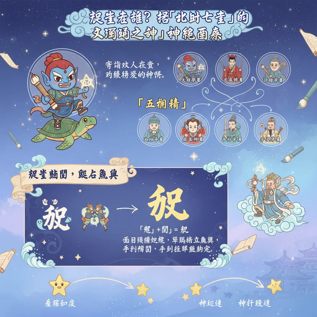 魁星是誰？揭開「北斗七星」與「文運之神」的神祕面紗